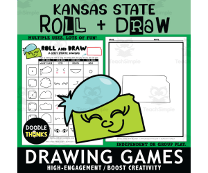 Kansas Roll and Draw Interactive Dice Game | Creative State Activity