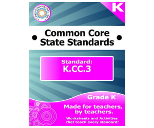 K.CC.3 Kindergarten Common Core Lesson
