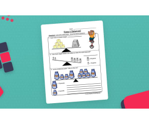 Keep it Balanced Scale Worksheet