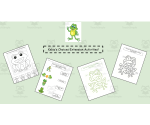 Kelso's Choices SEL Coloring Pages and Activities