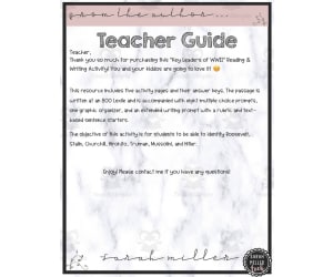 Key Leaders of WWII Reading Packet