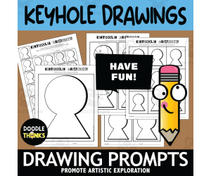 Keyhole Art Drawing Prompts | Encourage Creative Thinking Skills