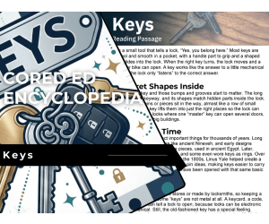 Keys Reading Comprehension Passage - Cored Ed Encyclopedia