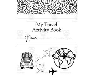 Kids Travel Activity Book Printable | Road Trip Activities