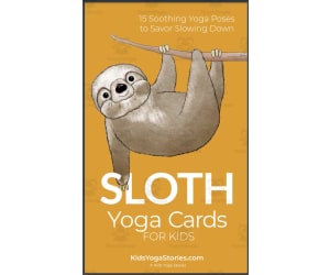 Kids Yoga Stories: Sloth Yoga Cards for Kids