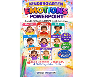 Kindergarten Emotions PowerPoint | Social Emotional Learning Feelings