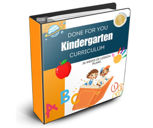Kindergarten Full Curriculum PowerPoint Bundle | 36 Weeks of Editable