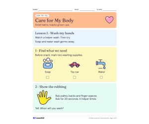 Kindergarten Personal Health: Habits and Goals