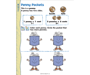 Kindergarten Learning: Money Printable Workbook