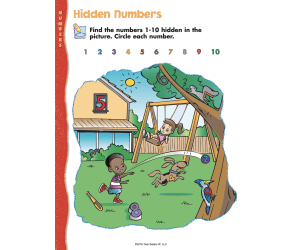 Kindergarten Learning: Numbers 1-20 Printable Workbook