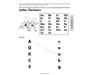 Kindergarten Skill Builder: Get Ready To Read A-L
