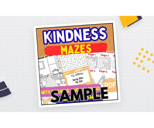 Kindness Maze: 1 Page Sample (PDF)
