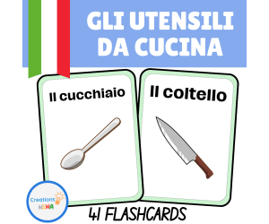 Kitchen Flashcards in Italian