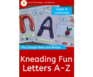 Kneating Fun - Play Dough - Letters and Phonics - Alphabet A-Z