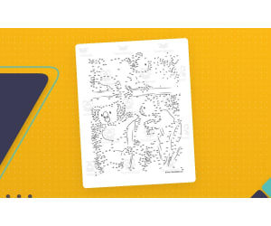 Koala Dot to Dot Printable