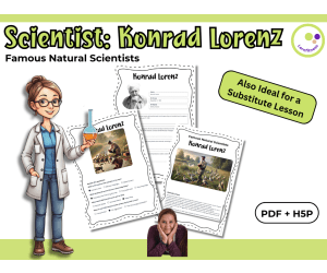 Konrad Lorenz – Fact Sheet, Quiz & Interactive PDF incl. H5P