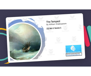 KS4 Literature: (1) ‘The Tempest’ – Act 1 Scene 1