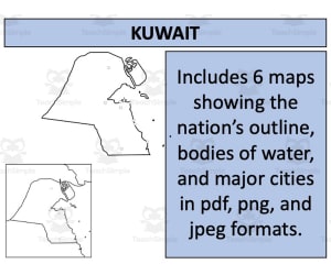 Kuwait Map Resources