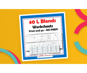 L blends Worksheets