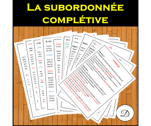 La subordonnée complétive: Explications et exercices corrigés