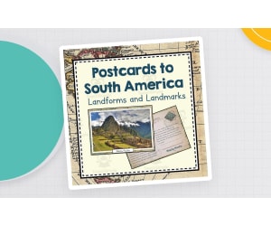 Landmarks and Landforms of South America |  Continent of  South America Unit Study | Geography Bundle