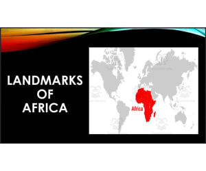 Landmarks of Africa PowerPoint