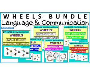 Language and Communication Wheels BUNDLE