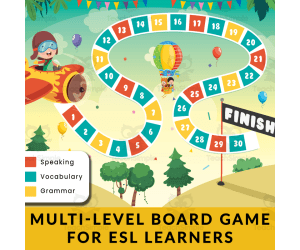 Language Quest: An ESL Board Game to Boost Grammar, Vocabulary, and Speaking Skills while Having Fun