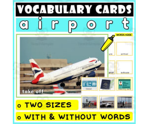 Language Vocabulary Flashcards ESL 1