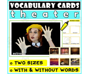 Language Vocabulary Flashcards ESL 50