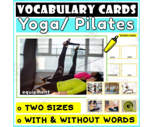 Language Vocabulary Flashcards ESL 58