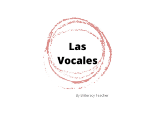 Las Vocales