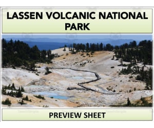 Lassen Volcanic National Park Geography Unit