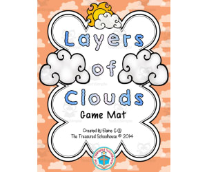 Layers of Clouds Sorting Mat - Weather