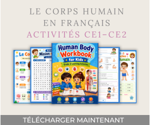 Le Corps Humain en Français  Activités CE1–CE2