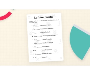 le futur proche exercices - french futur proche worksheet