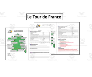 Le Tour de France- Reading Activity- French intermediate