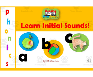 Learn Initial Sounds PowerPoint