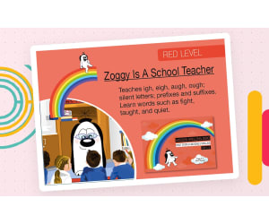 Learn Silent Letters: Zoggy Is A School Teacher