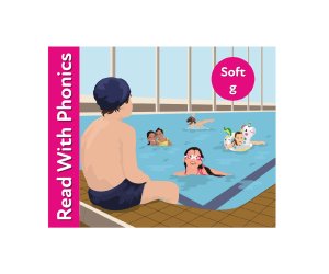 Learn Soft G (as in ginger) and how to add '...ing' to words.  Read the story.