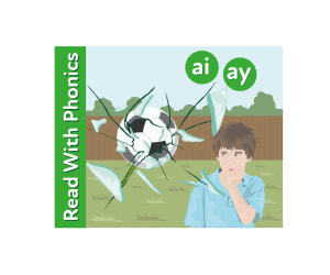 Learn sounds ai and ay (play and explain).