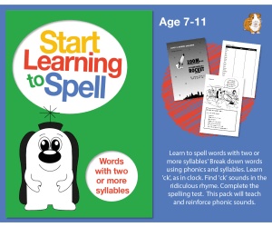 Learn To Spell Words With 2 Or More Syllables (7-11 years)
