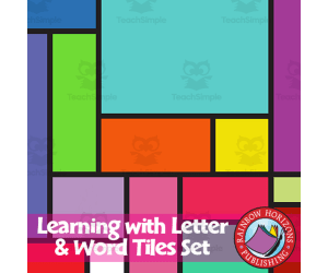 Learning with Letter & Word Tiles Set - Bundle