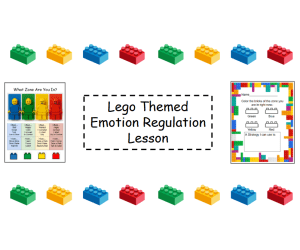 Lego-Themed Emotion Regulation Lesson
