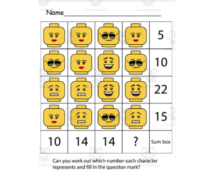 Lego-Themed Sudoku Puzzle