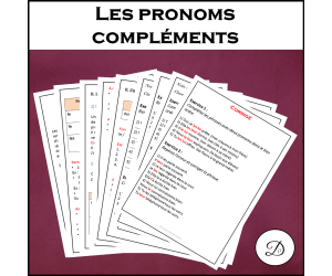 Les pronoms compléments : le, la, les, lui, leur