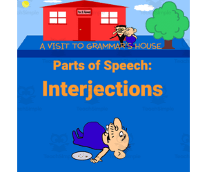 Lesson 7: Interjections – When to Use Interjections! -A Visit to Grammer's House with Mr. Butt and Bonefish - How to Use the Eight Parts of Speech