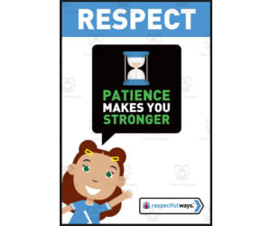 Let's Chat Conversation Cards | "Patience Makes You Stronger"