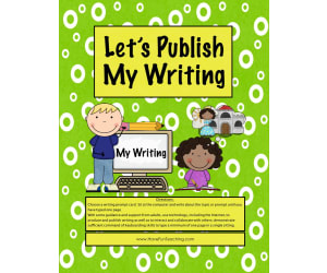 Let's Publish My Writing Activity