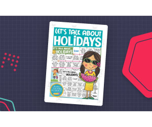 Let's Talk About Holidays Board Game